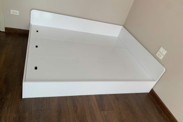 Giường gỗ công nghiệp thiết kế đơn giản độc đáo GHT-105 photo review