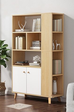 Giá sách trang trí bằng gỗ