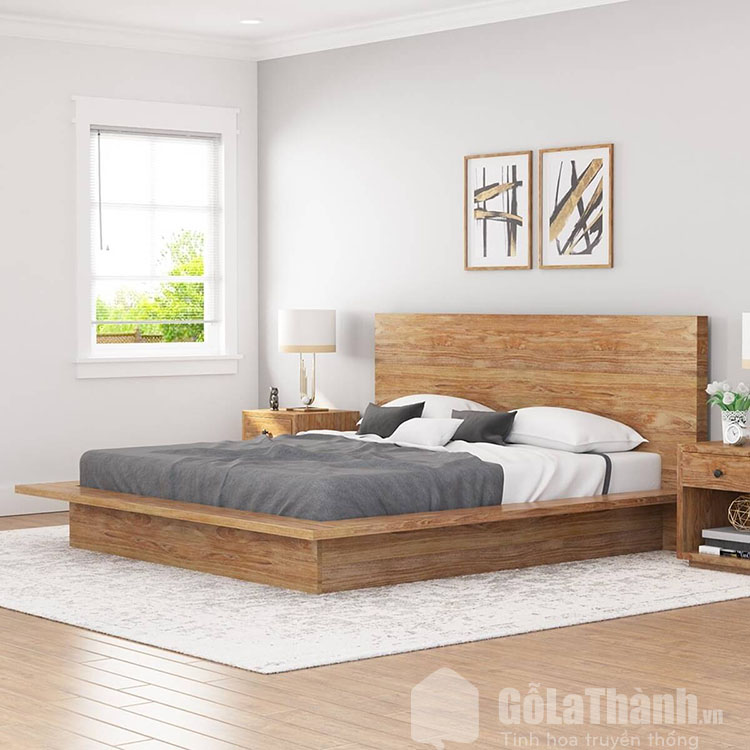 giá giường gỗ công nghiệp