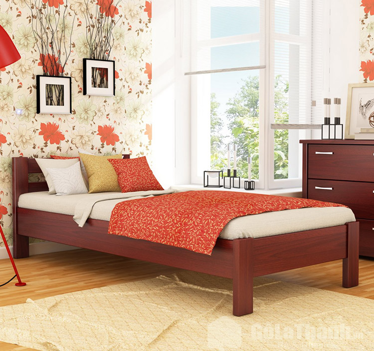 giá giường gỗ hương đỏ