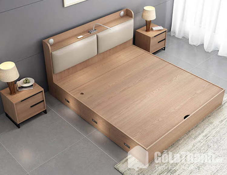 giá giường ngủ đẹp bằng gỗ công nghiệp