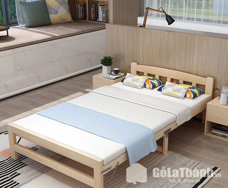 giường gấp bằng gỗ
