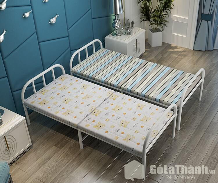 giường ngủ gấp bằng sắt nhỏ gọn