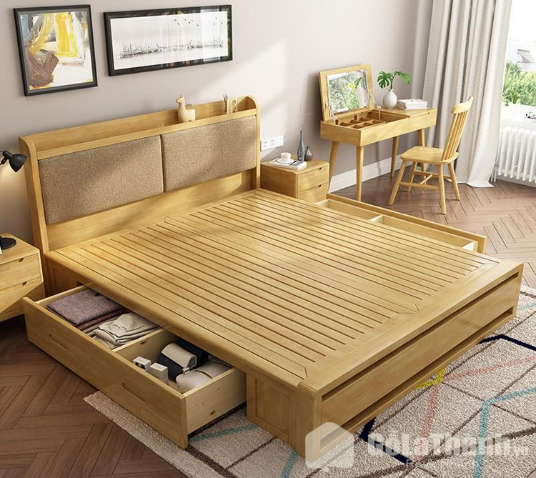 thiết kế hộc chứa đồ hai bên hông