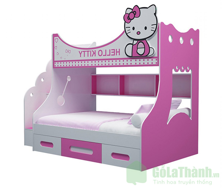 thiết kế 2 tầng Hello Kitty
