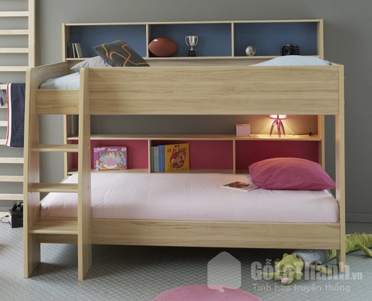 giường tầng gỗ công nghiệp