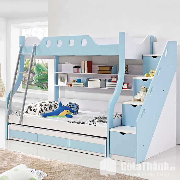 Giường ngủ 2 tầng trẻ em bằng nhựa