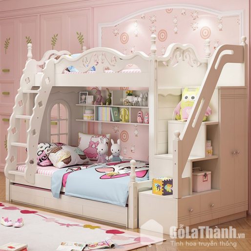 giường tầng gỗ cho bé