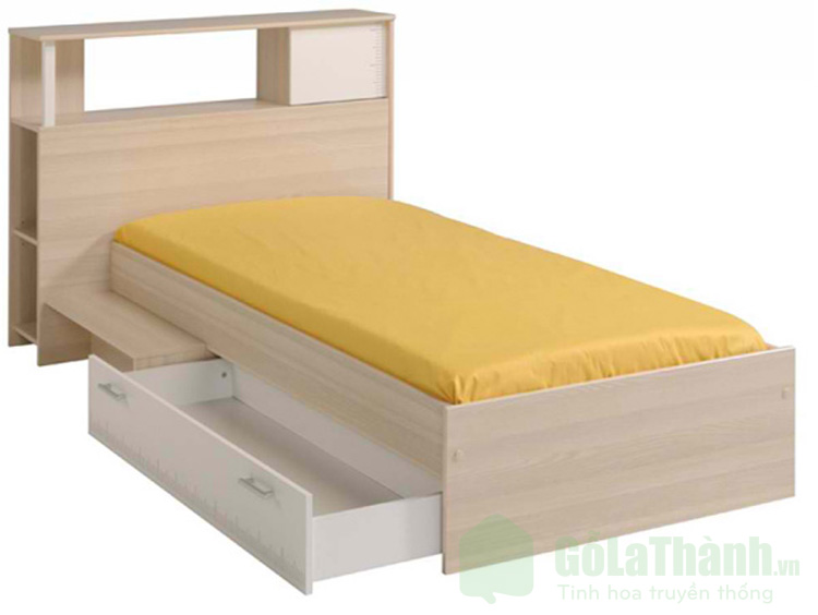 giường ngủ đơn có ngăn kéo chất liệu nhựa