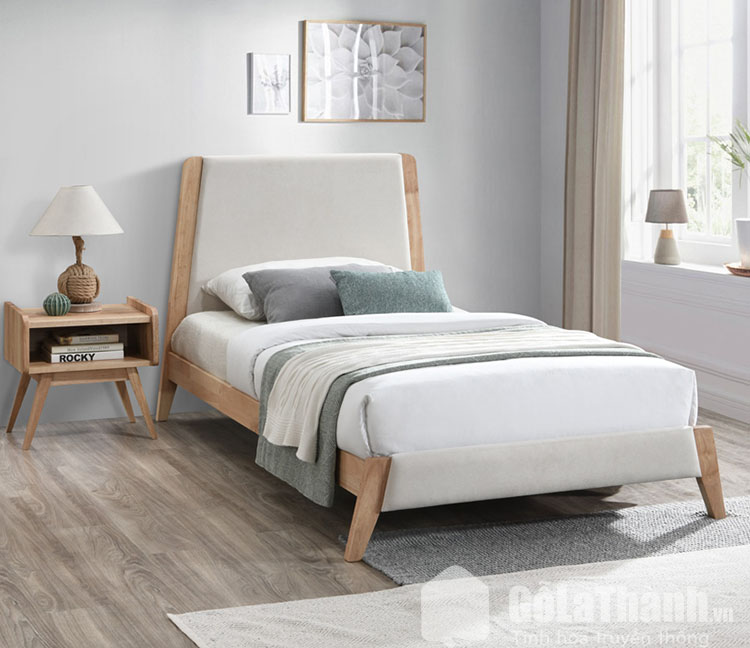 giường đơn gỗ