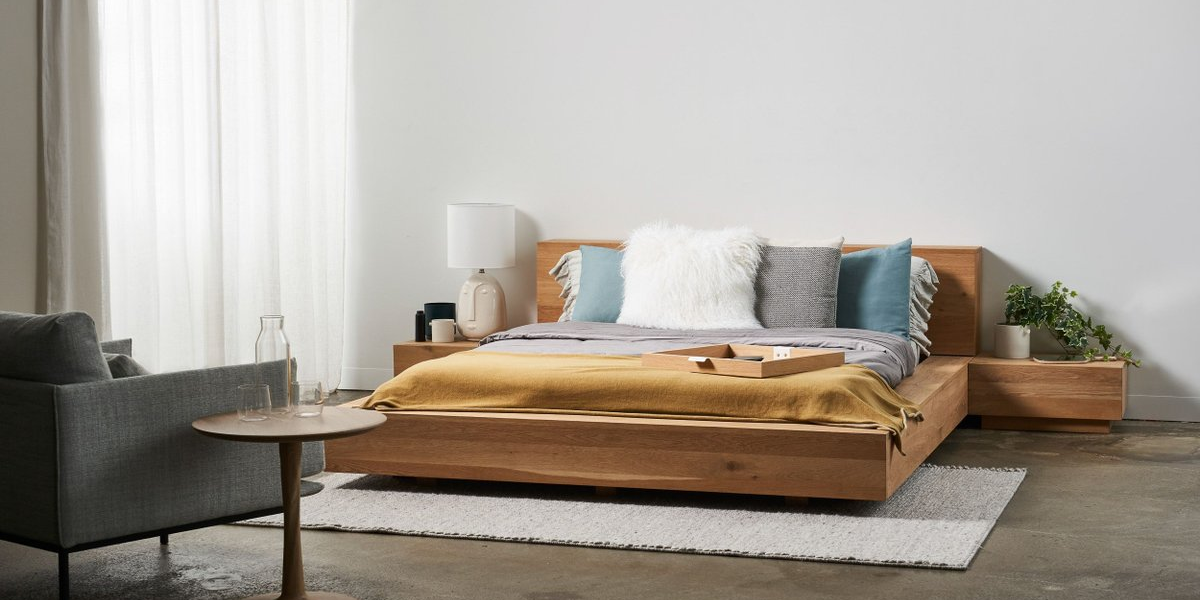 giường gỗ bệt