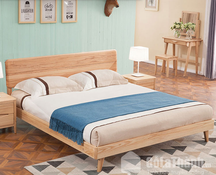 giường gỗ đơn giản