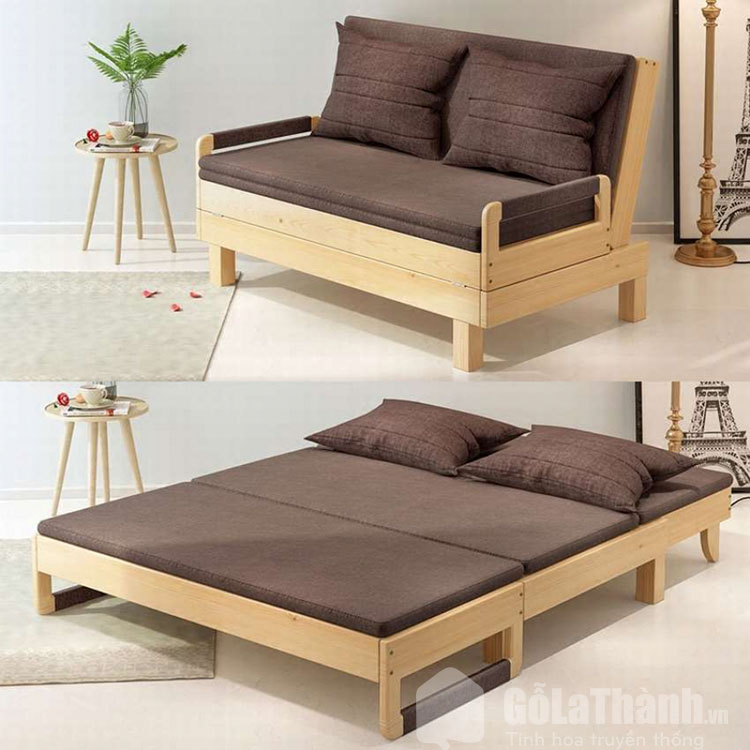 giường gỗ gấp đê la thành