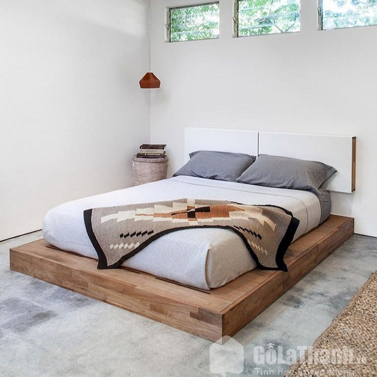 giường gỗ ghép