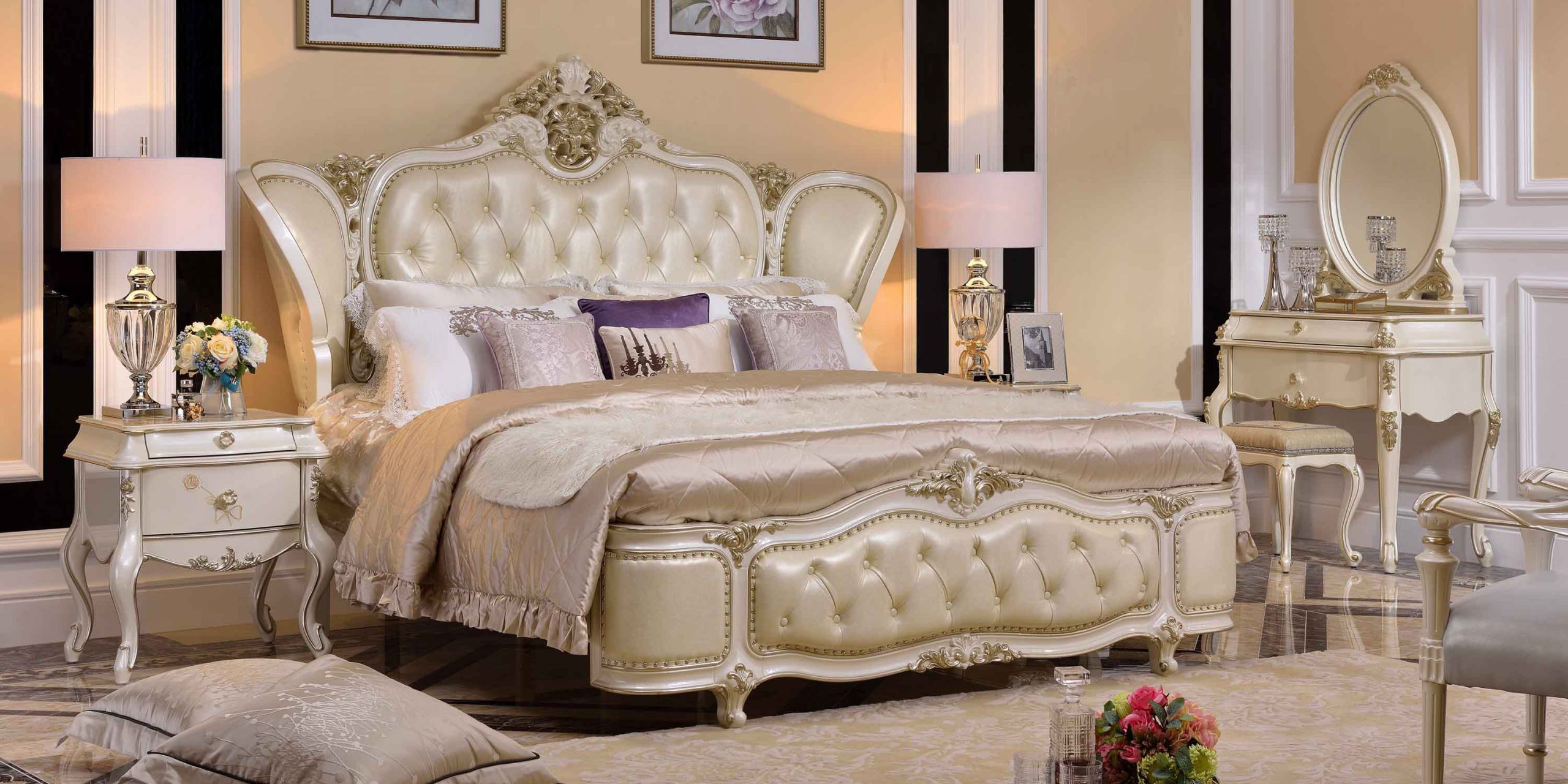 Những mẫu giường ngủ hoàng gia dành cho không gian sang trọng