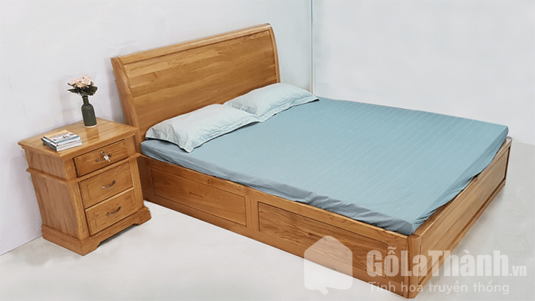 giường queen size gỗ tự nhiên