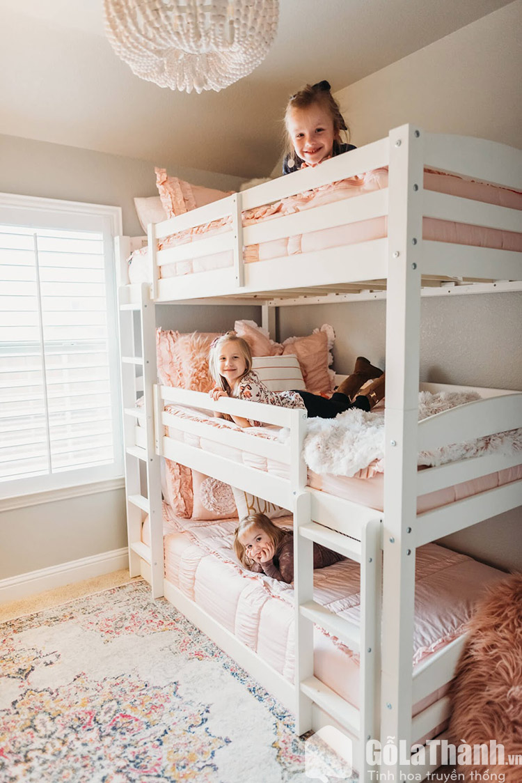 Những mẫu giường tầng bé gái