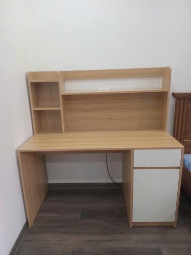 Bàn học gỗ công nghiệp nhỏ gọn liền giá GHT-4204 photo review