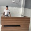Quầy lễ tân độc đáo bằng gỗ MDF GHT-4050
