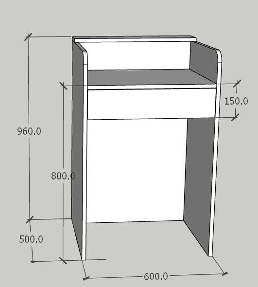 Kích thước quầy thu ngân