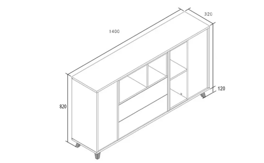 Tủ gỗ công nghiệp để đồ