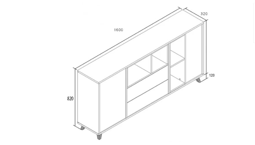 Tủ gỗ công nghiệp để đồ