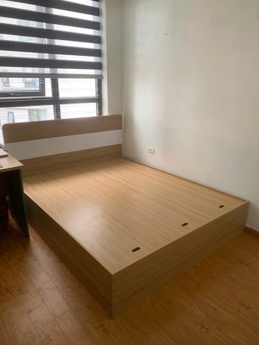 Giường thấp hiện đại có ngăn kéo GHT-152 photo review