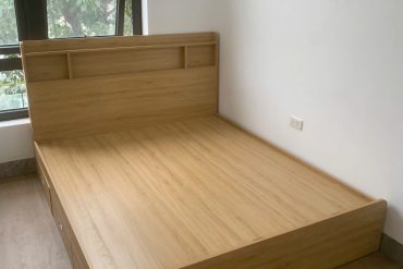 Giường bệt hiện đại gỗ MDF có ngăn kéo GHT-150 photo review