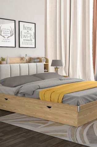 Giường ngủ hiện đại gỗ công nghiệp