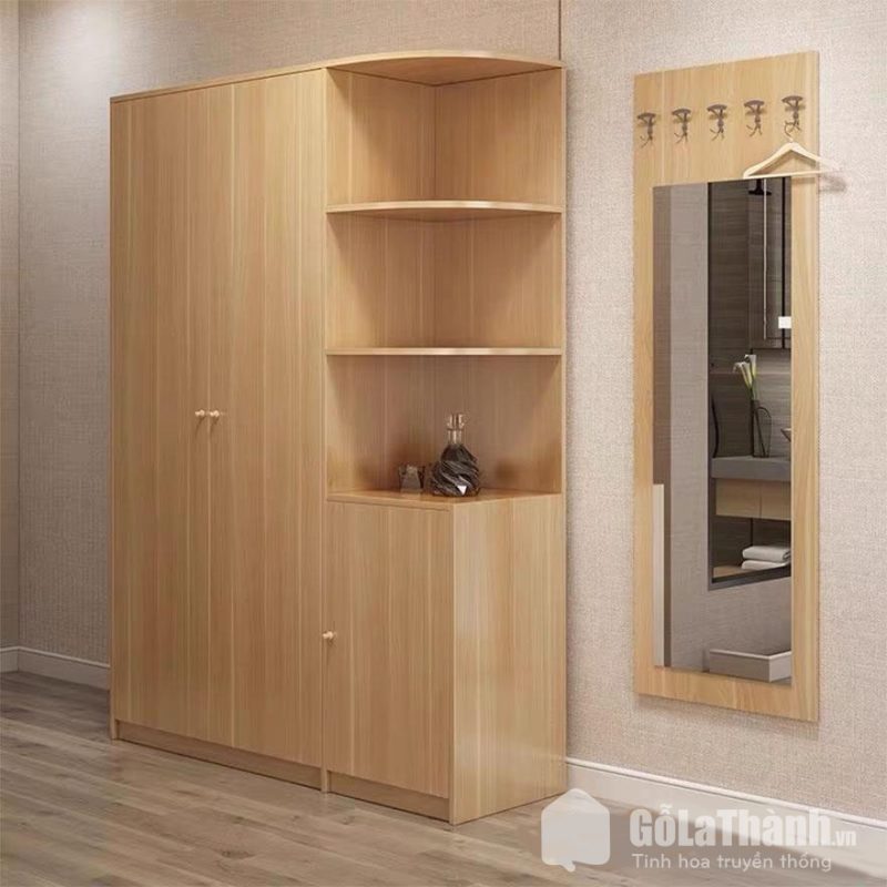 Tủ quần áo gỗ mdf phủ melamine