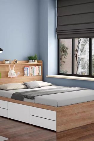 Giường có ngăn kéo 1m4