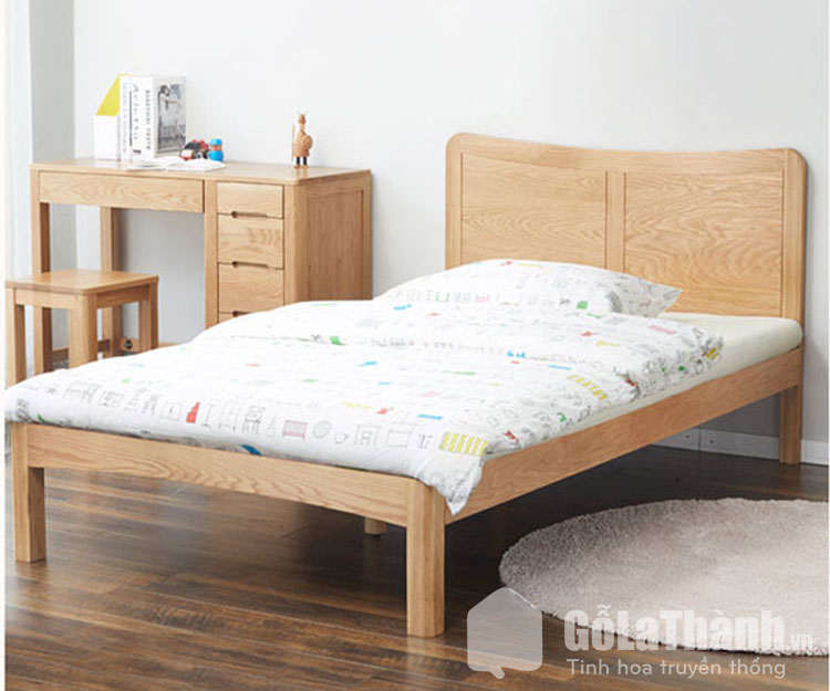 giường đơn gỗ Giường đơn gỗ tự nhiên