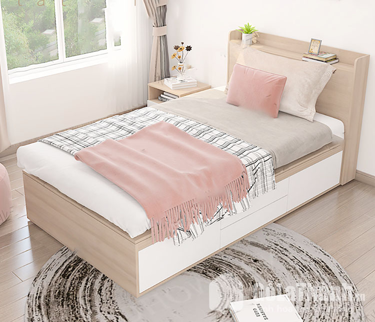 giường ngủ 1 người giường đơn tại Gỗ La Thành