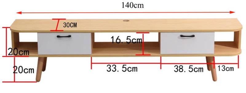 kích thước kệ tivi sang trọng hiện đại