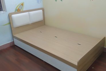 Giường mdf phủ melamine có ngăn kéo GHT-151 photo review