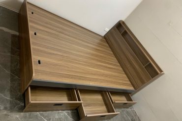 Giường bệt hiện đại gỗ MDF có ngăn kéo GHT-150 photo review