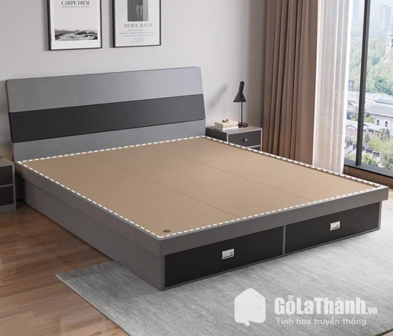 giường ngủ gỗ mdf đẹp GHT-185