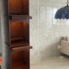 Bàn thờ cúng 3 tầng sồi dáng thanh mảnh GHT-51602
