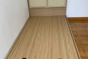 Giường bọc nệm da đầu giường đẹp GHT-186 photo review