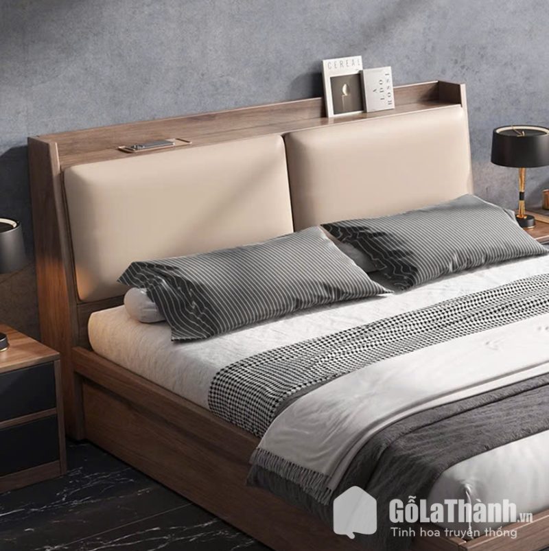 Giường bọc đầu giường hiện đại GHT-186