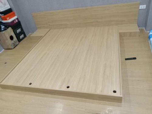 Giường Tatami gỗ mdf thiết kế tối giản GHT-158 photo review