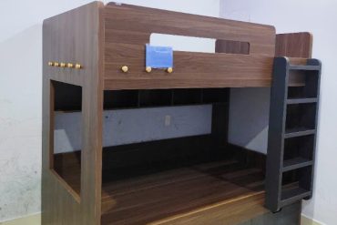 Giường tầng bằng gỗ cho bé đẹp ấn tượng GHT-171 photo review