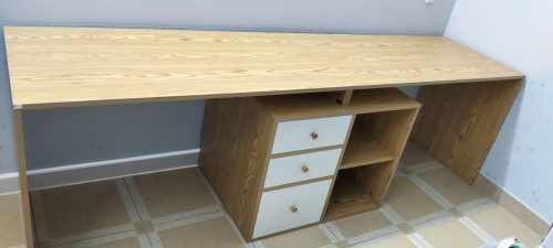 Bàn học đôi thiết kế đơn giản GHT-4313 photo review