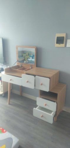 Bàn phấn gương gập phong cách Bắc Âu GHT-42092 photo review