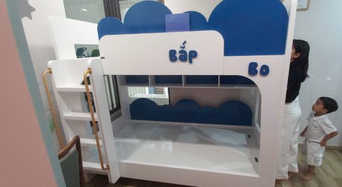 Mẫu giường 2 tầng cao cấp dễ thương cho bé GHT-174 photo review