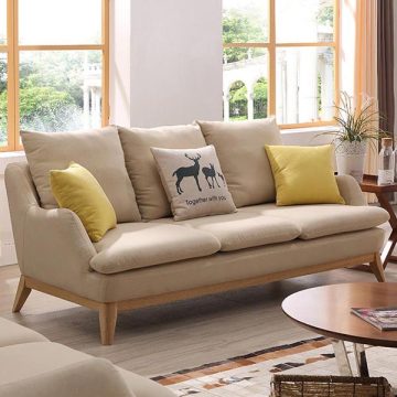 sofa khung gỗ tự nhiên