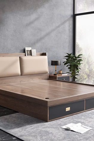Giường bọc đầu giường hiện đại GHT-186