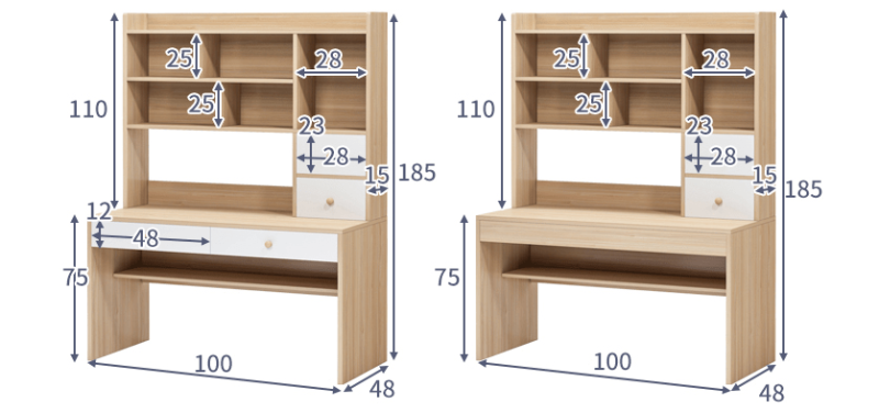 Bàn học bằng gỗ đẹp đơn giản GHT-4310