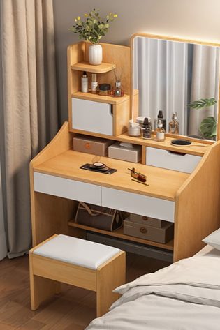 bàn trang điểm gỗ công nghiệp đẹp