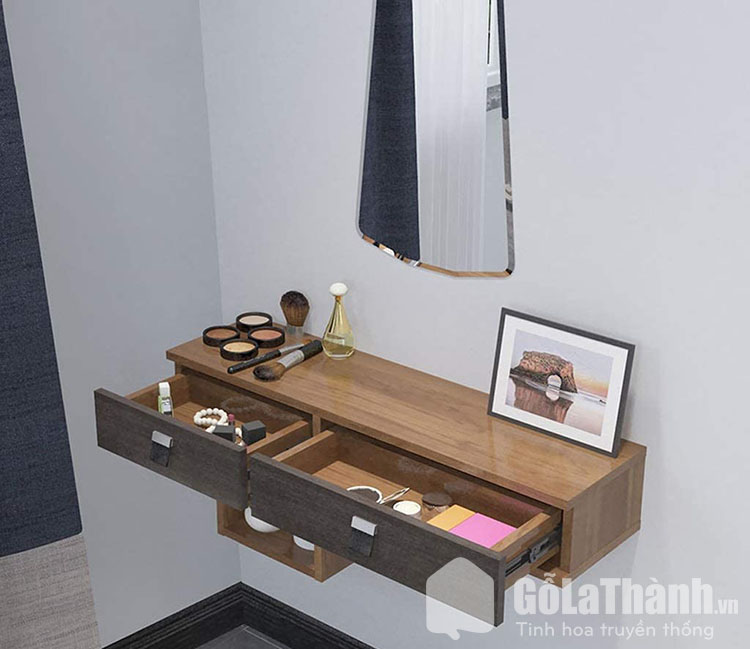 bàn trang điểm gắn tường Nhược điểm bàn trang điểm treo tường